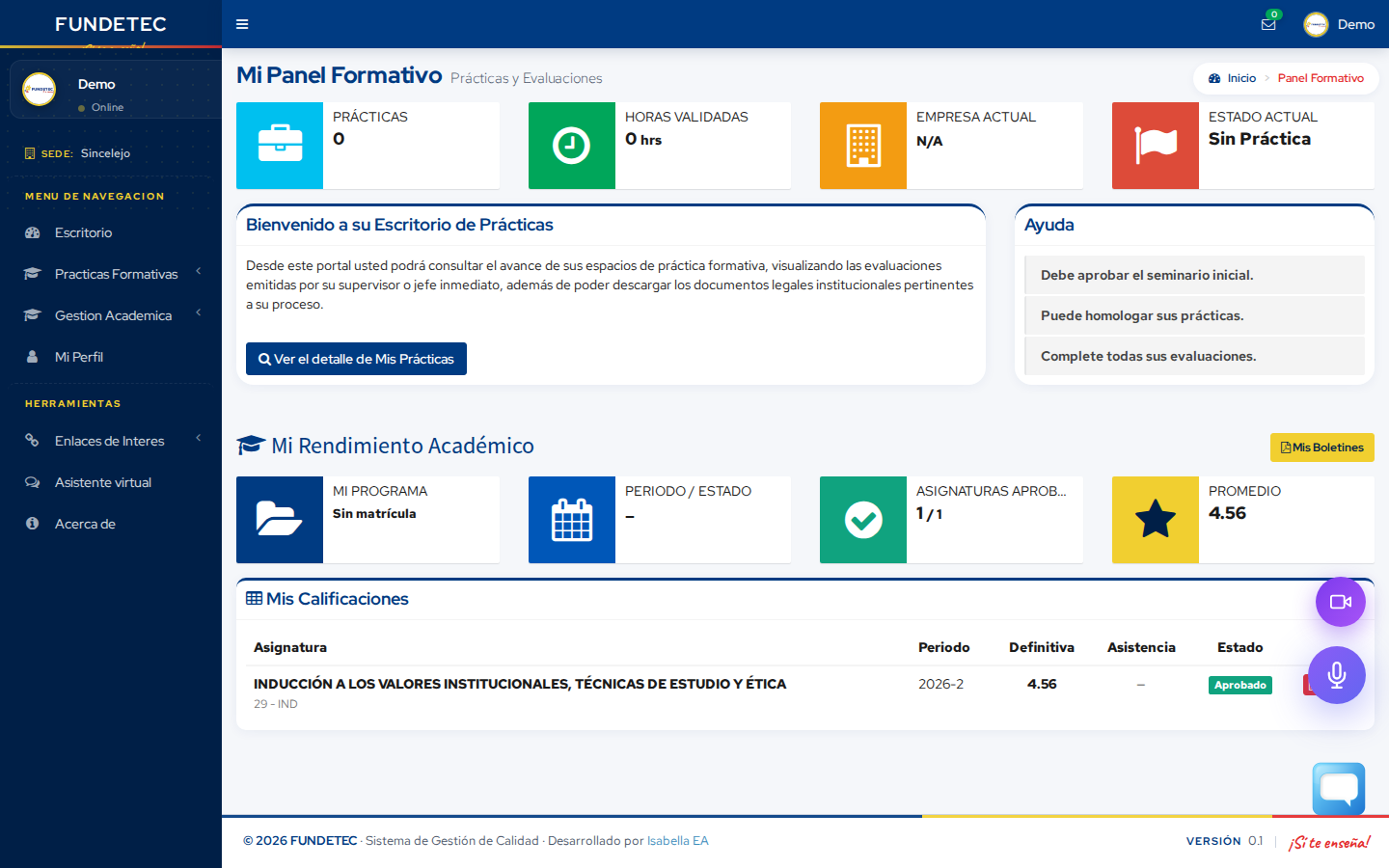 Todo junto, en un solo panel